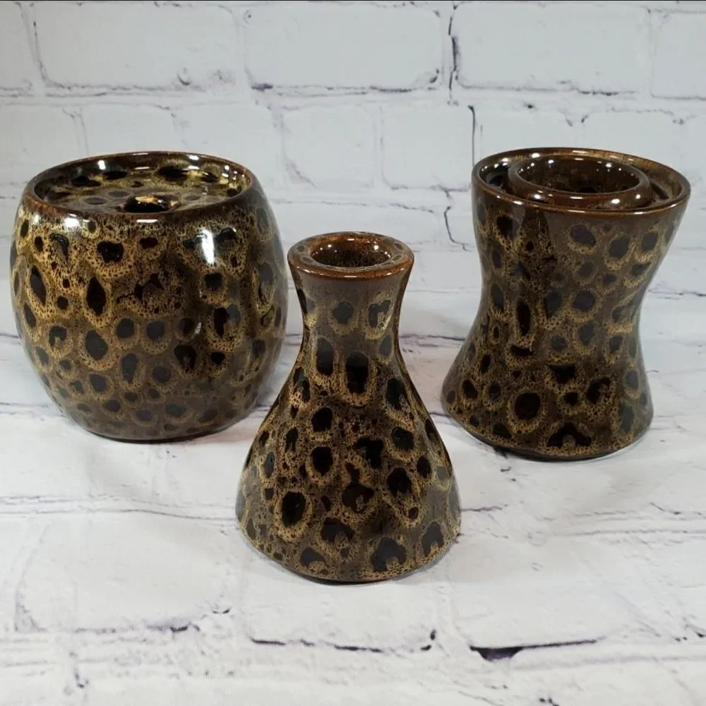 🩵PartyLite Animal Print Multi Candle Holder